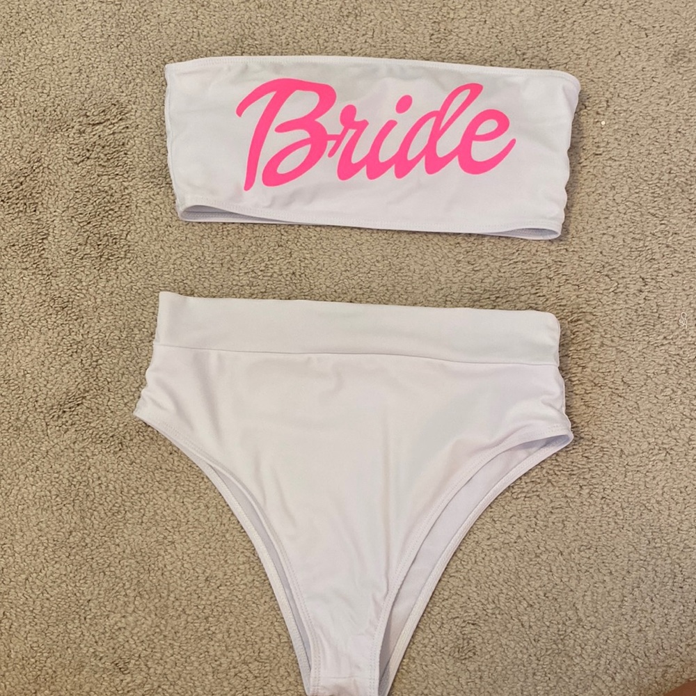 Bride bathing suit size small